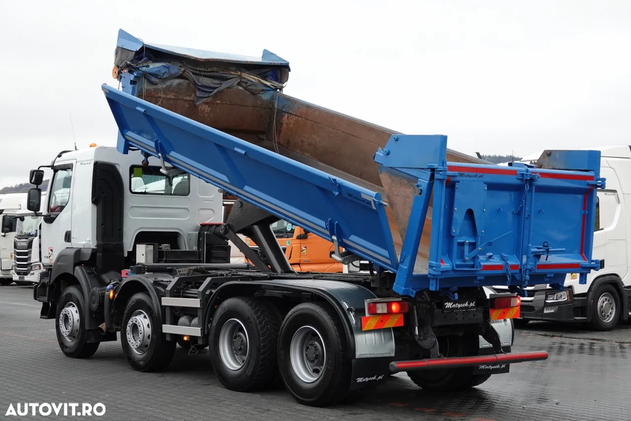 Renault KERAX 430 / 8x4 / BASCULANTE / HYDROBOARD / HYDROCLAP / BORDMATIC / EURO 5 EEV - 2