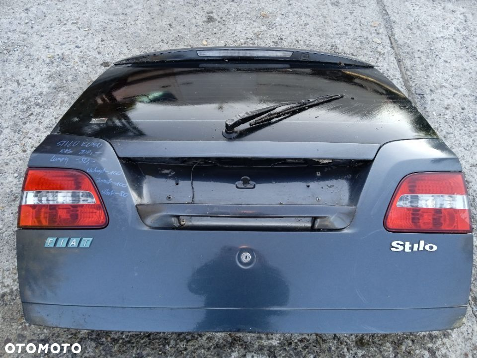 KLAPA TYLNA FIAT STILO KOMBI ZAMEK SILNICZEK LAMPA BLENDA - 5