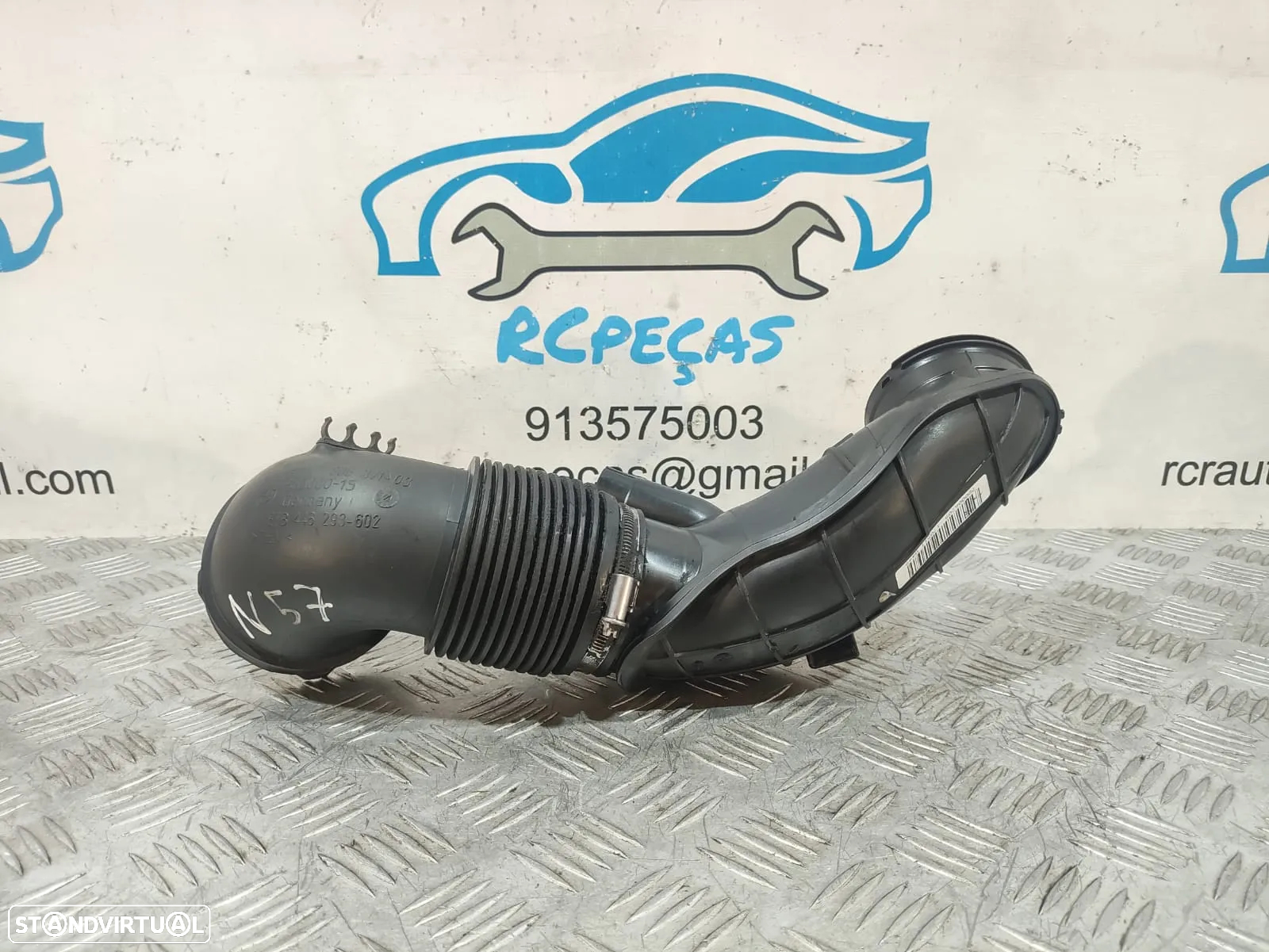 Tubo de admissão de ar BMW Motor N57D30 7807493 7806371 - 5