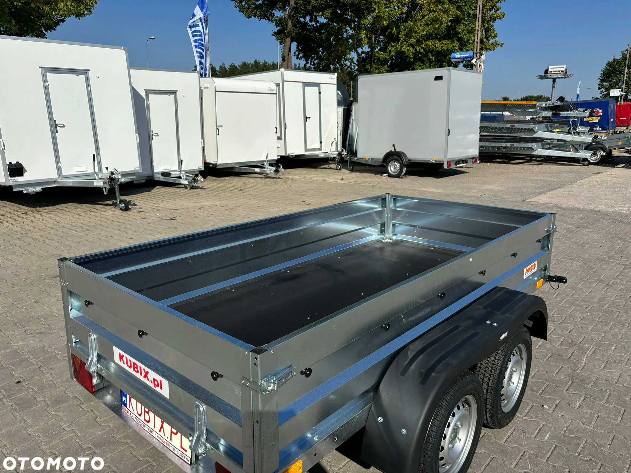 Neptun PRZYCZEPA 263x129x40, 2 OSIE, UCHYŁ - DOSTAWA POD DOM! - 6