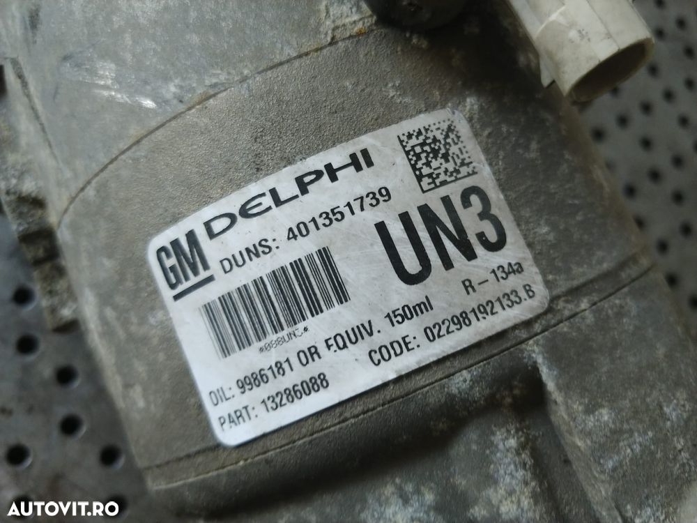compresor clima ac 1.9 cdti z19dth opel zafira b astra h   401351739  13286088 - 2