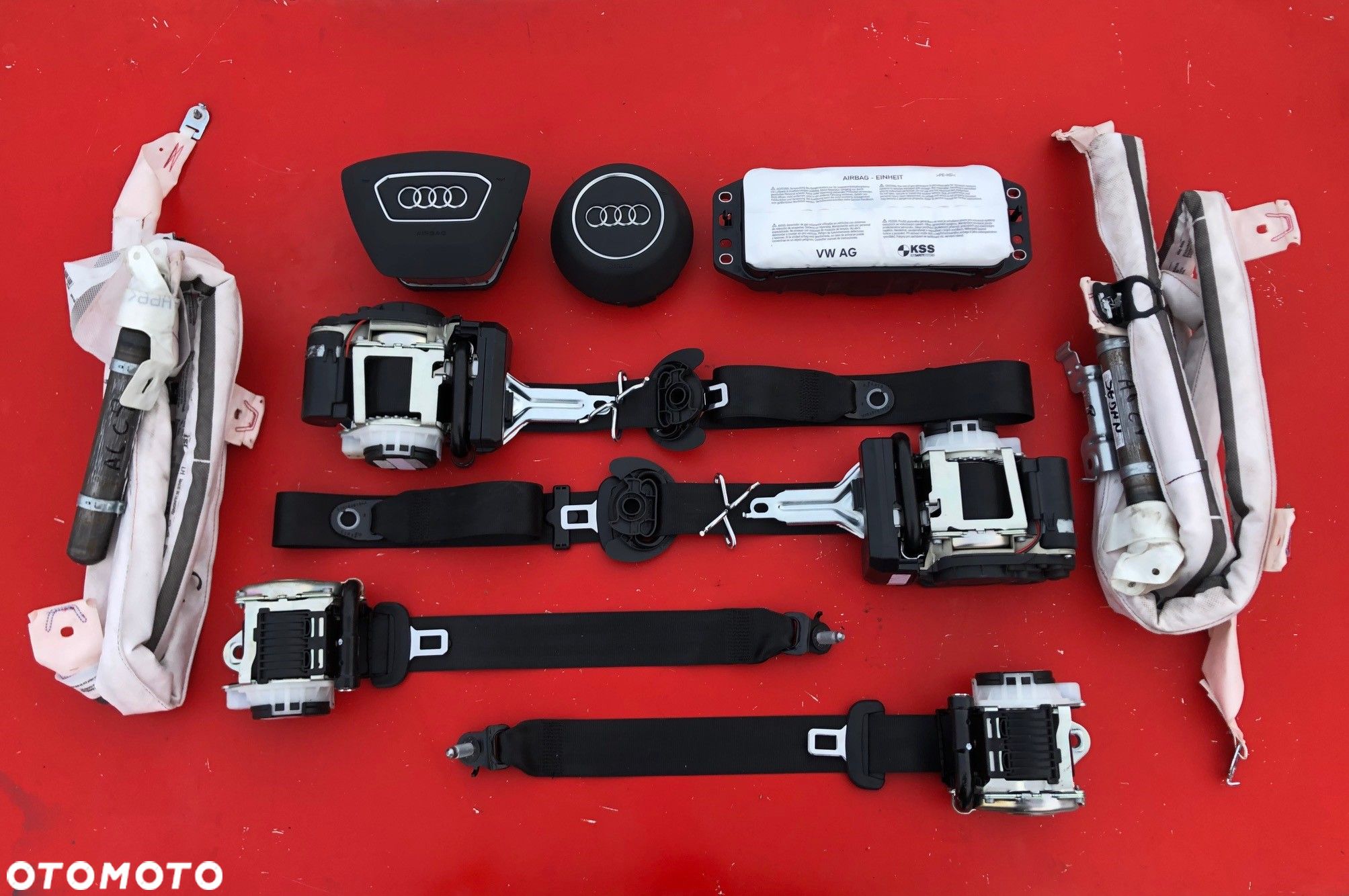 AUDI A6 S6 RS6 C8 A7 4K A8 4N D5 Q8 4M8 E-TRON PODUSZKA POWIETRZNA KIEROWCY PASAŻERA AIRBAG KURTYNA KURTYNY PASY PRZEDNIE TYLNIE TYLNE TYŁ PAS PRZEDNI TYLNI TYLNY naprawa !! - 1