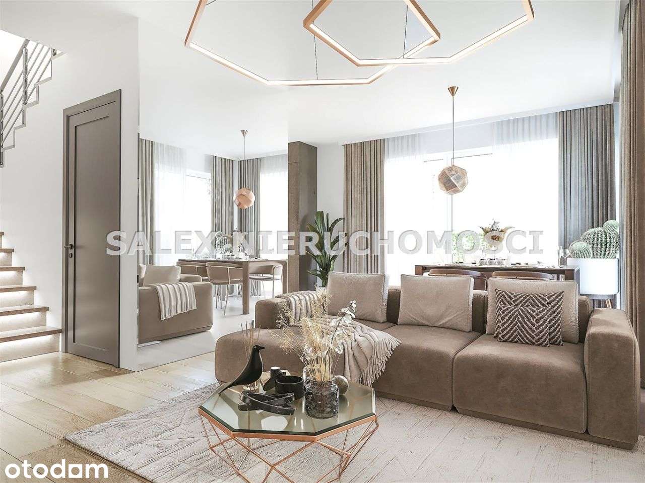 Apartament M5 z ogodem+2 m.postojowe, Rybnik