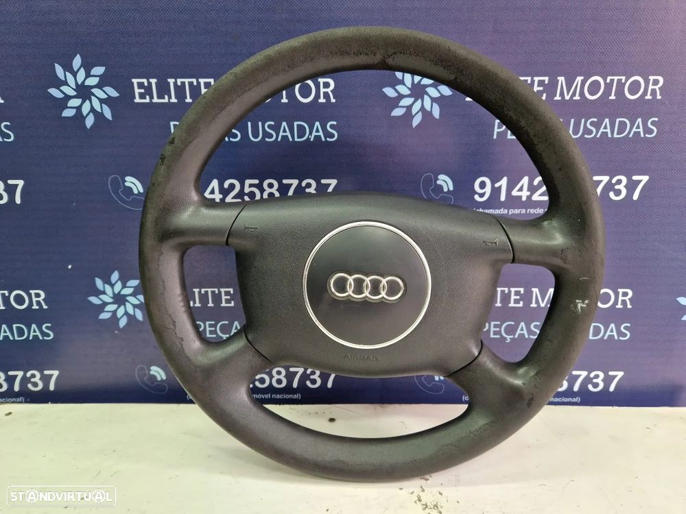 Volante usado borracha com airbag AUDI A3 8P 4 BRAÇOS - 4