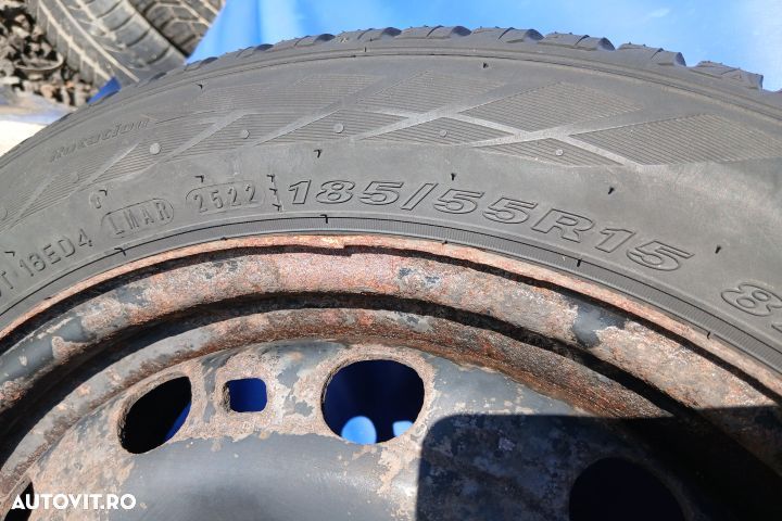 Jante tabla cu anvelope 15 - set 6Q0601027M 185/55 R15 ET43 6JX15H2 6 - 3