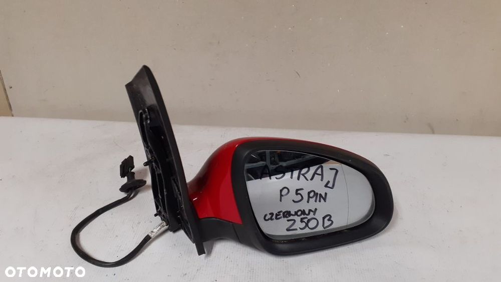 LUSTERKO ELEKTRYCZNE PRAWE OPEL ASTRA J  5PIN    Z50B - 2