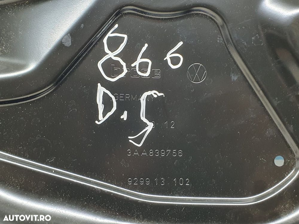 Macara dreapta spate Volkswagen VW Passat B7 [2010 - 2015] 1.6 tdi CA - 3