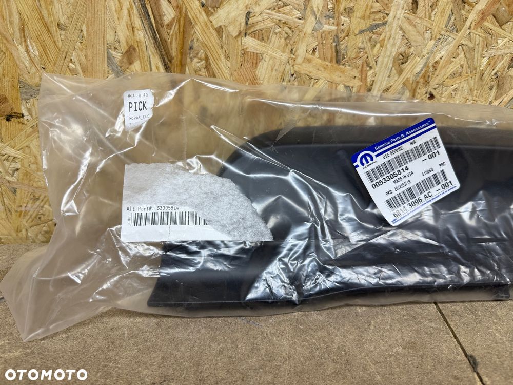 JEEP GRAND CHEROKEE LISTWA OZDOBNA ZDERZAKA Z PRZODU PRAWA OE 68143096AC - 4
