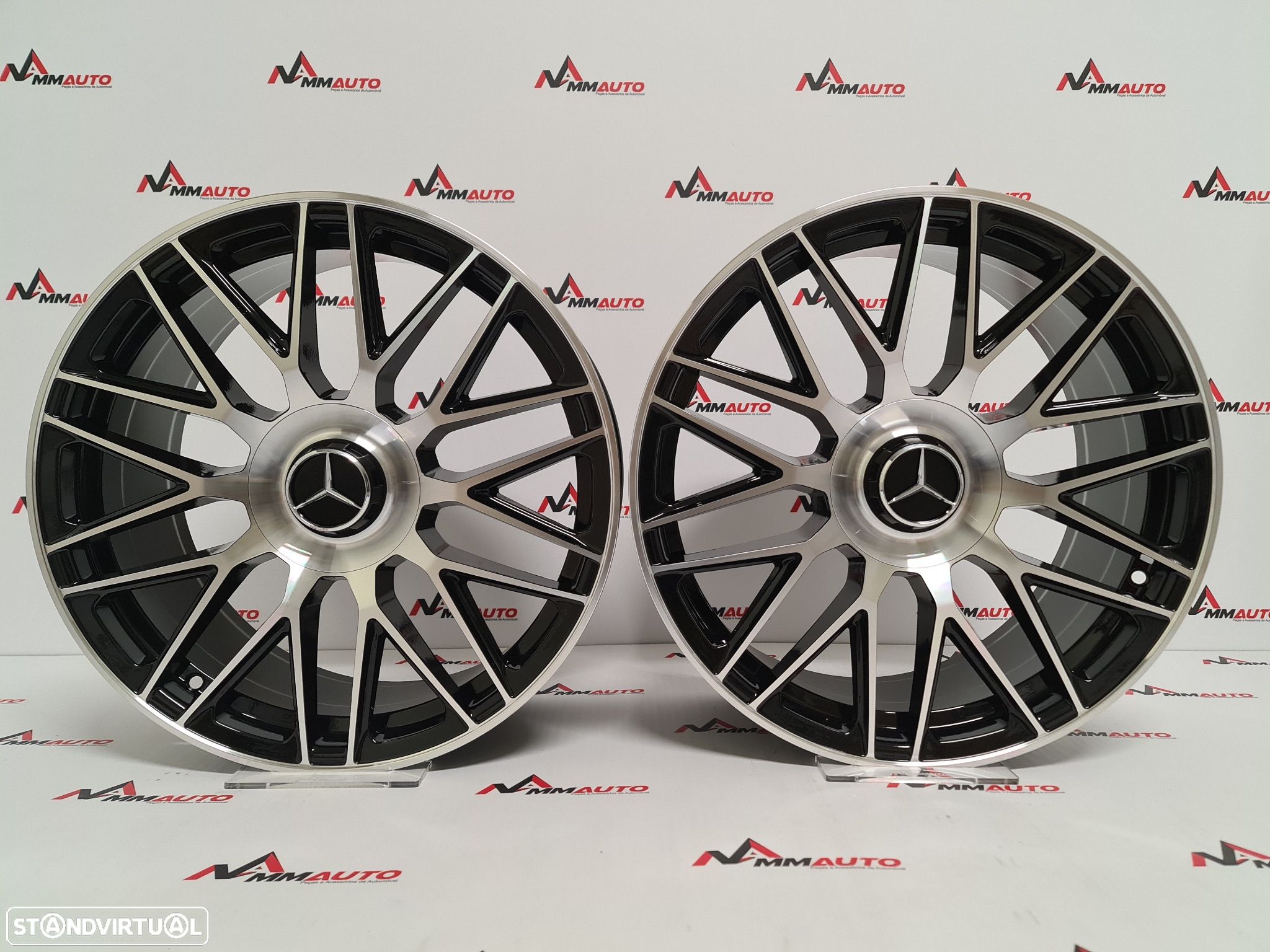 Jantes Mercedes C63S AMG Preto Polido 19 - 1