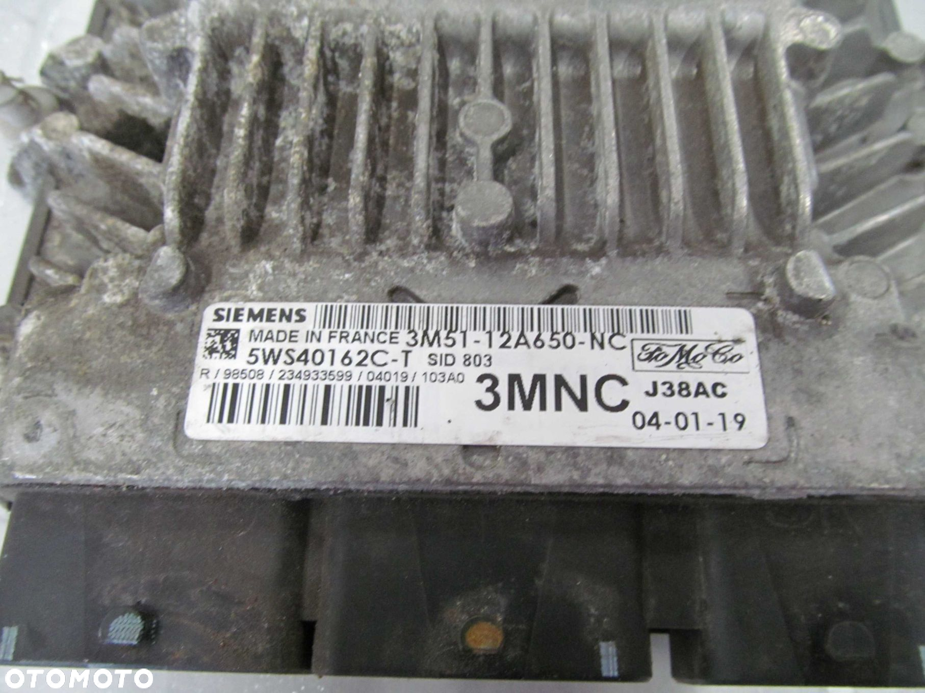 FORD 2.0 TDCI KOMPUTER STEROWNIK 3M51-12A650-NC 5WS40162C-T - 3