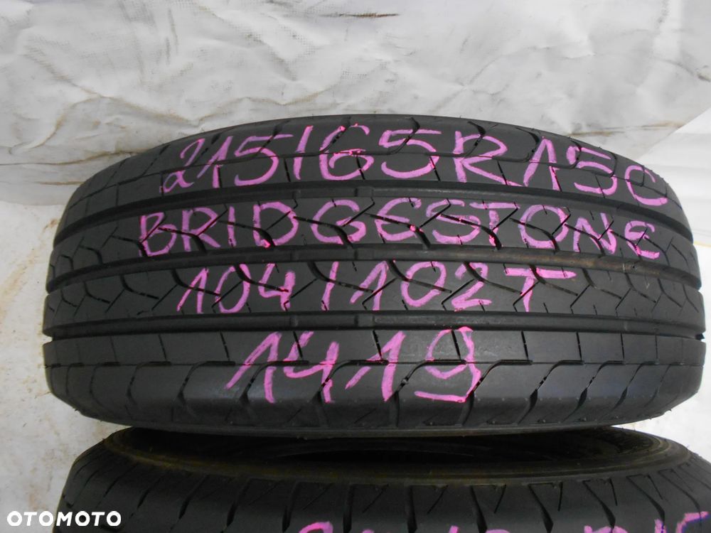 OPONY 215/65R15C BRIDGESTONE DURAVIS R660 DOT 1519 9MM - 2