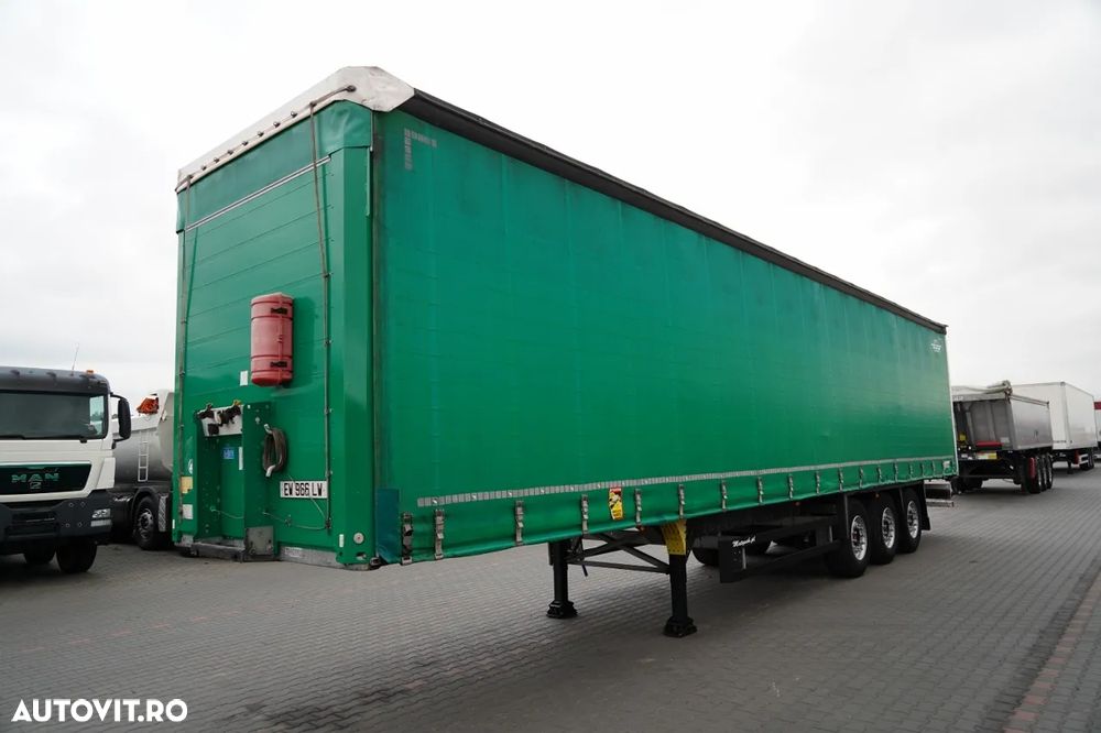 Schmitz Cargobull CORTINĂ  / STANDARD / 2x AXE RIDICATIVE / AXE SAF / CORTINĂ ARMATĂ / - 3