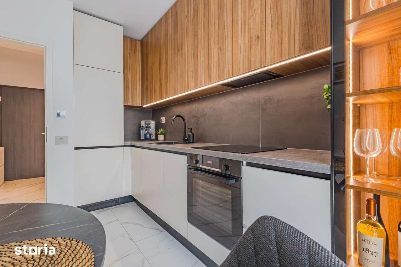 Răcădău/Cosmopolit Rise apartament 2 camere mobilat,parcare subterana — fotografia 3