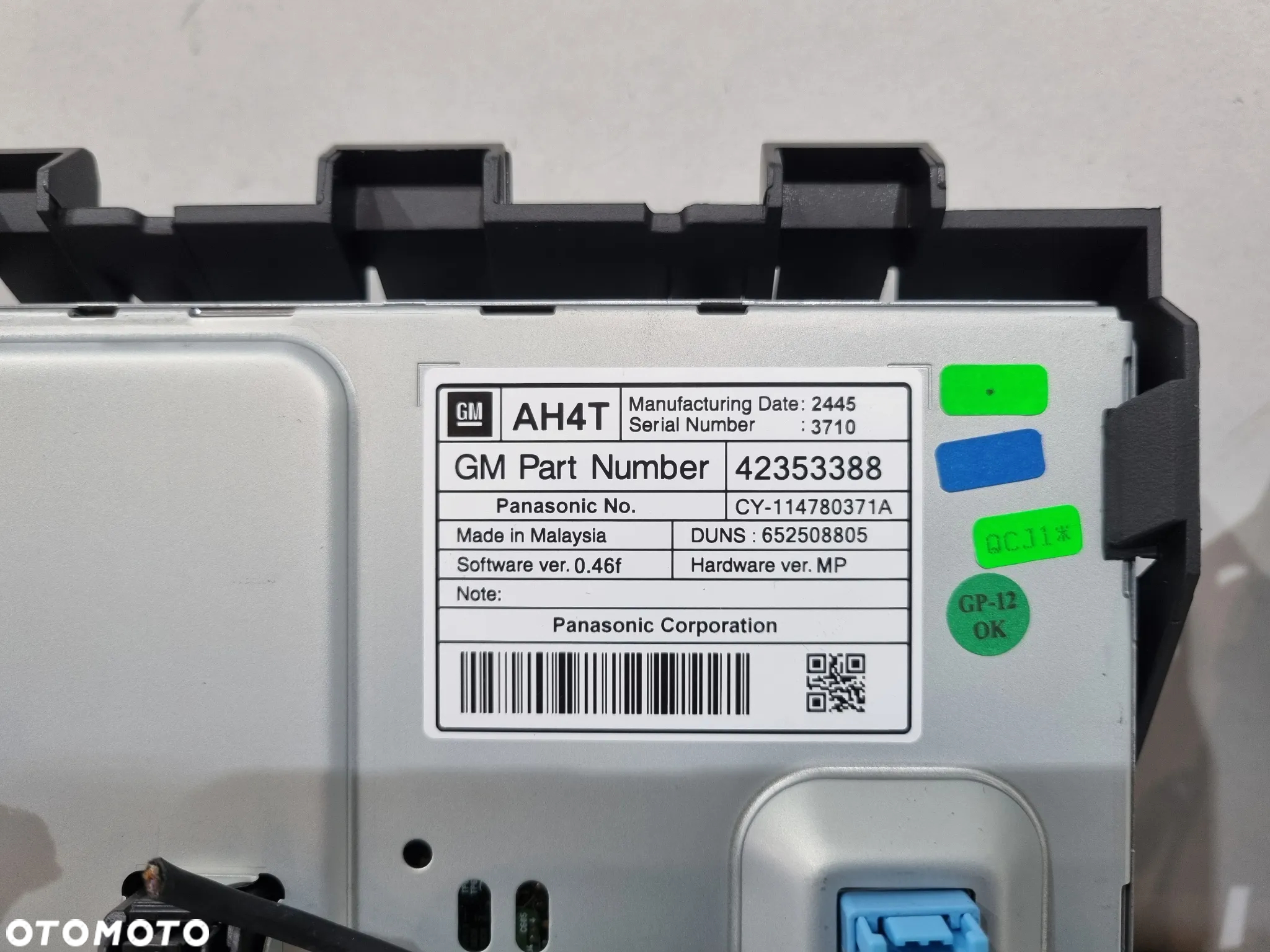 OPEL ASTRA J IV RADIO NAWIGACJA WYŚWIETLACZ 13435144 84026626 42353388 - 6