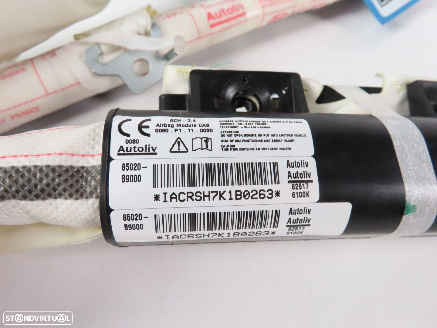 Airbag Cortina Direito Usado / Original HYUNDAI i10 (BA, IA) 85020B9000 - 3