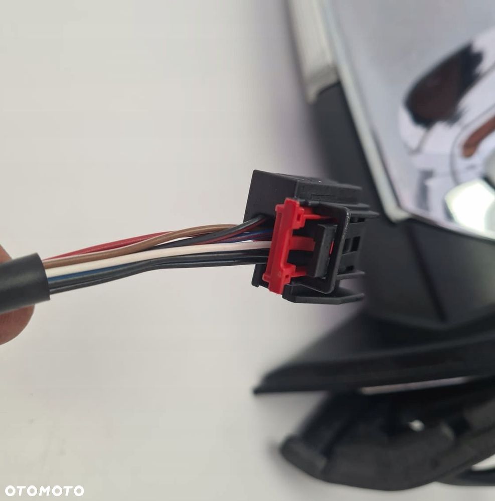 golf 5 lusterko prawe elektryczne chrom 7 pin - 2