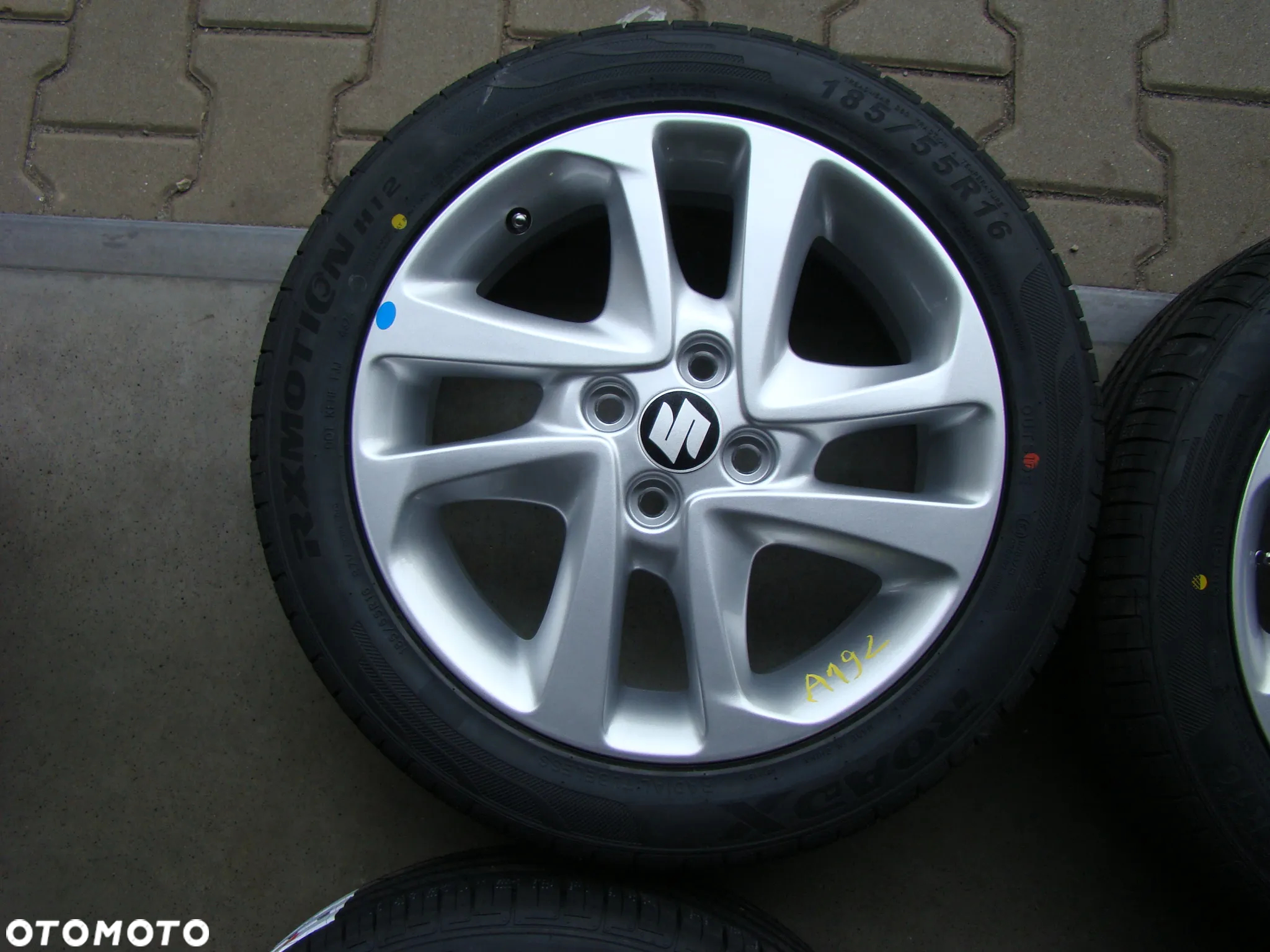 a192 4x100 Suzuki Swift Baleno 6jx16 opony lato niemontowane 185/55 - 2