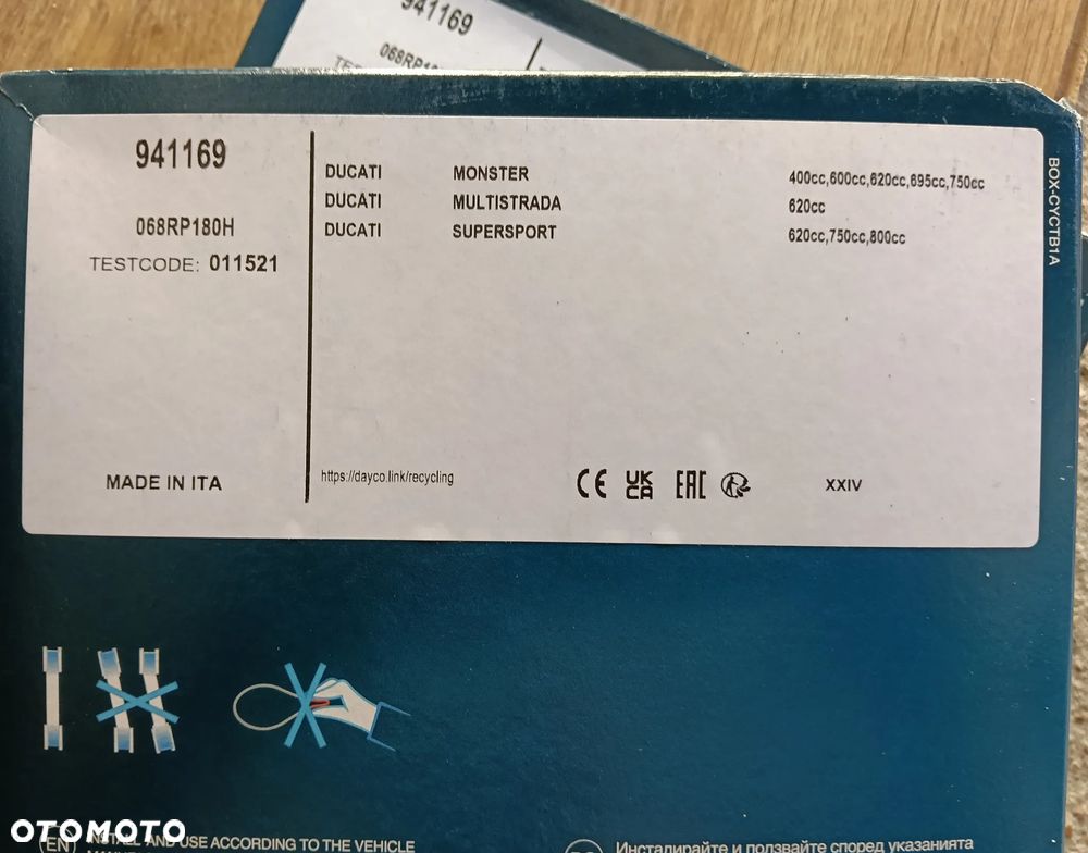 Paski rozrządu DUCATI Rozrząd DAYCO 941169 Monster Multistrada Superport - 4