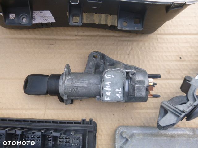 ZESTAW STARTOWY KOMPUTER STACYJKA IMMOBILIZER LICZNIK SKODA FABIA II 1.2 07- - 9