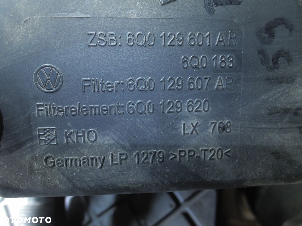 OBUDOWA FILTRA POWIETRZA 6Q0129601AR 1.4TDI IBIZA - 2