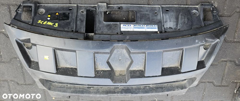 Renault Scenic 3 III grill stelaż atrapa osłona chłodnic - 1