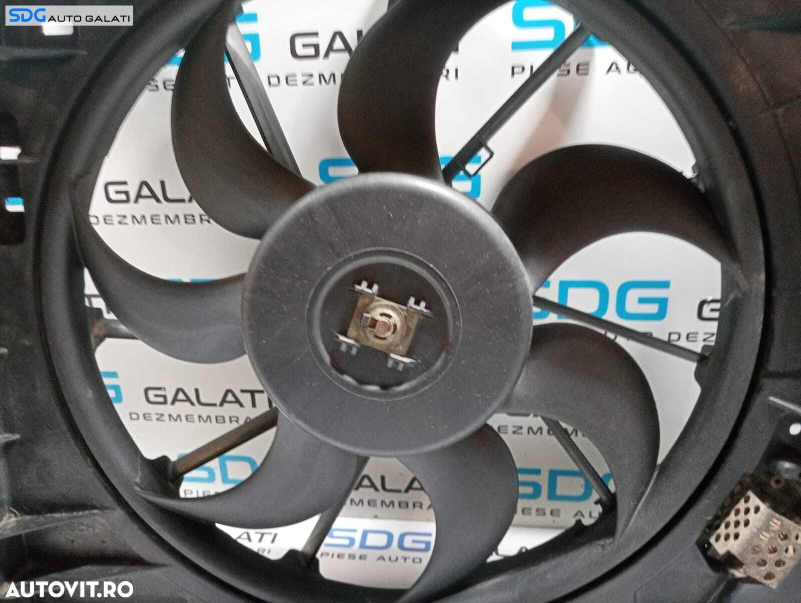 Ventilator Electroventilator Dacia Sandero 1.4 1.6 MPI 2006 - 2012 Cod 0130307107 8200765566 [M3750] - 10