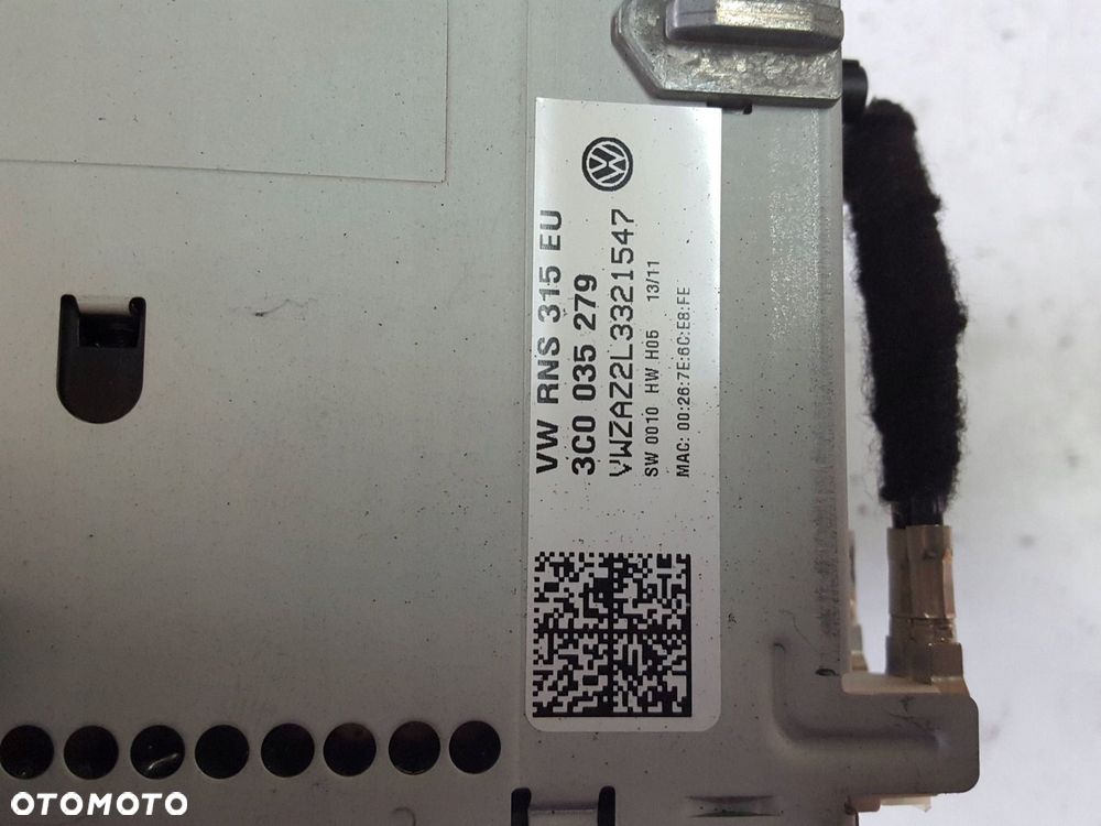 VW PASSAT CC PASSAT B7 RADIO NAWIGACJA 3C0035279 - 4