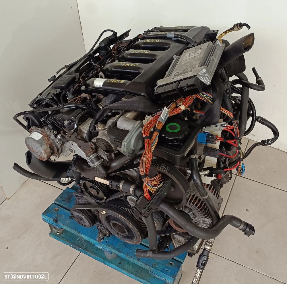 Motor m57 Bmw 530D 218cv bloco ferro E60 306D2 caixa velocidades ZF 6HP26 245KM - 2