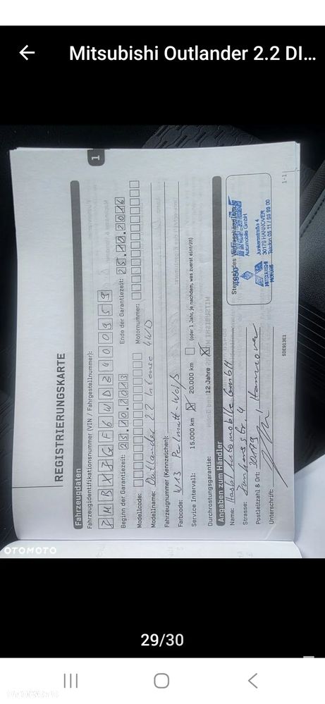 Mitsubishi Outlander 2.2 DI-D 4WD Invite - 27