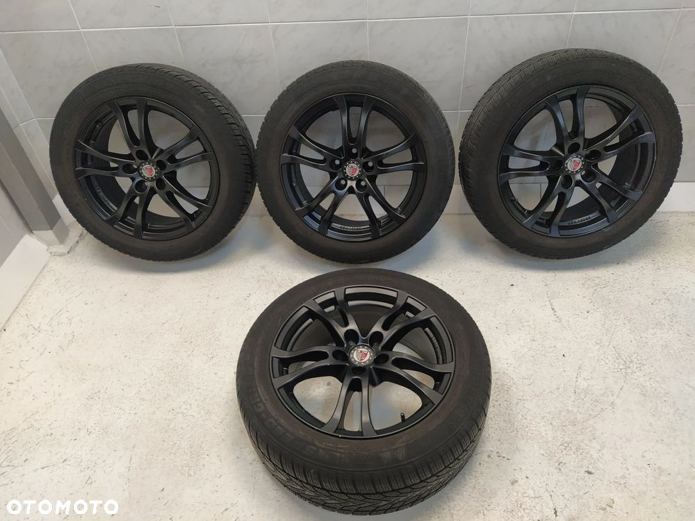 JEEP CHRYSLER TOYOTA 7.5X17 FELGI ALUMINIOWE R17 ET50 OPONY SEMPERIT 215/55 KOŁA - 2