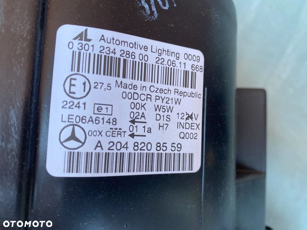 lampy nowe c klasa w204 bi xenon AMG ew. CLC eu komplet całe - 7