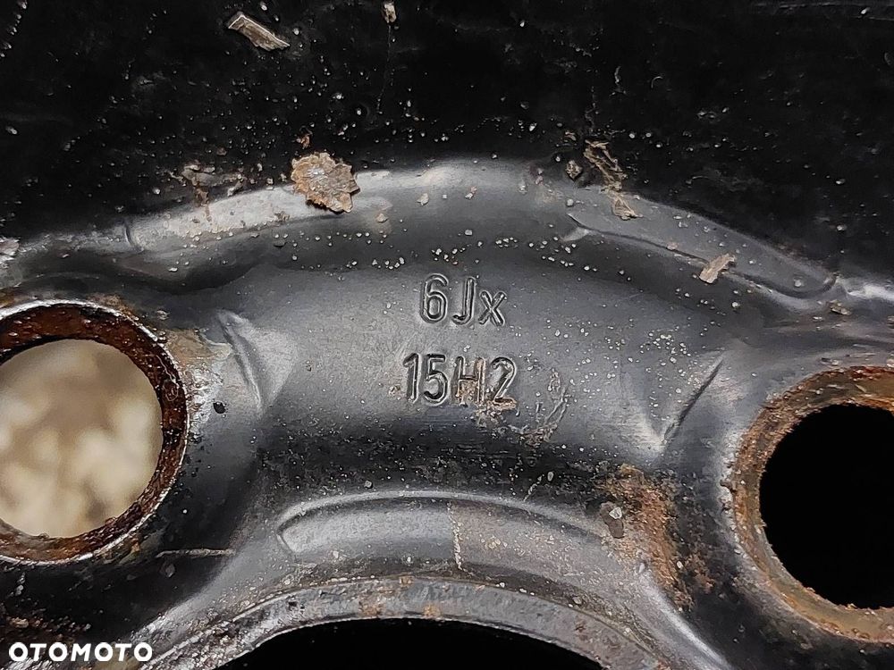 KOŁO ZAPASOWE ZAPAS 5x100 6Jx15 ET38 FI57,1  GOLF OCTAVIA 1J0601027C - 6