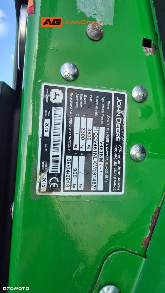 John Deere V 451 M 2019R - 9