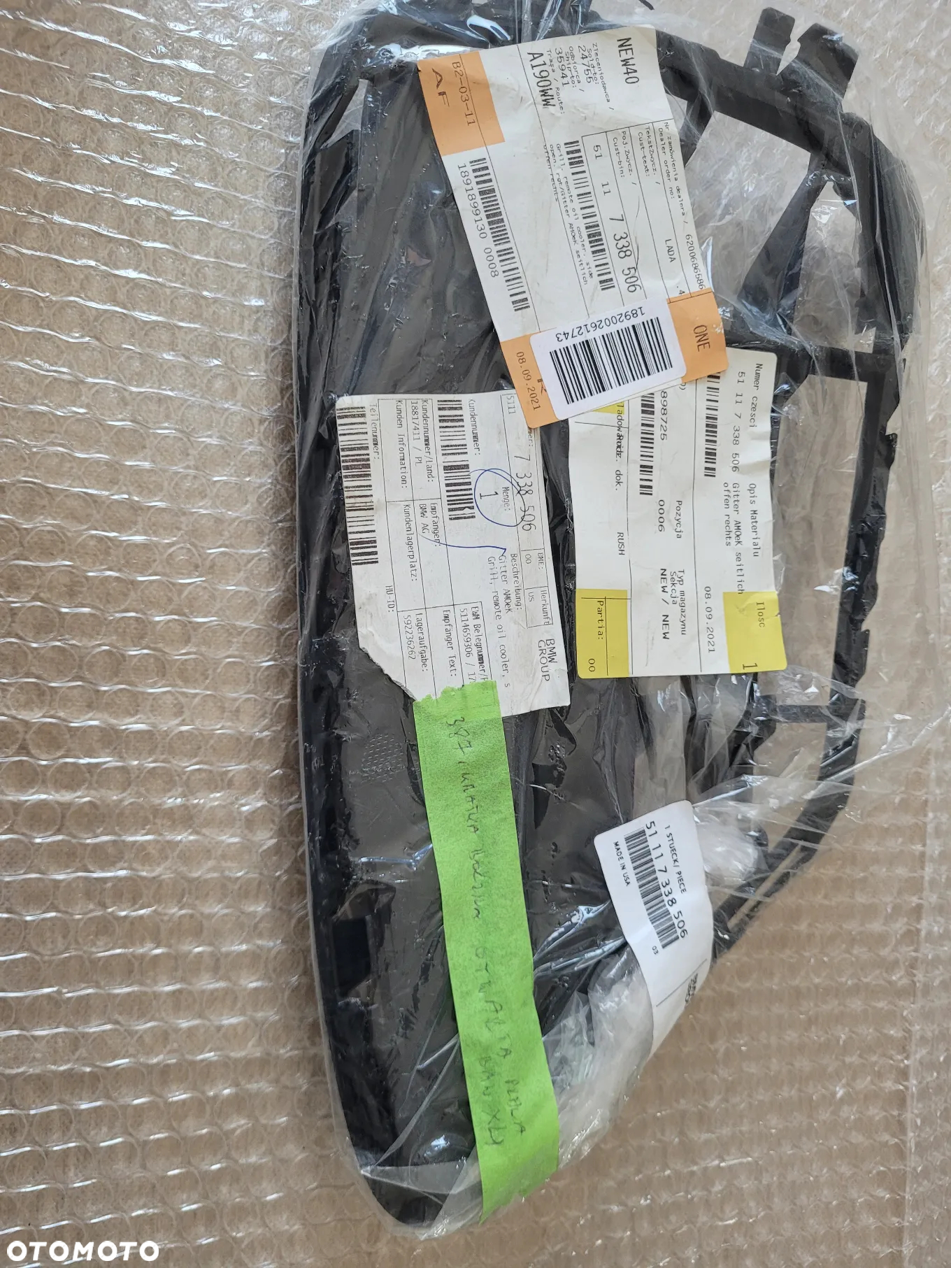 Kratka Boczna Otwarta Prawa BMW X4 51117338506 Nowa - 5