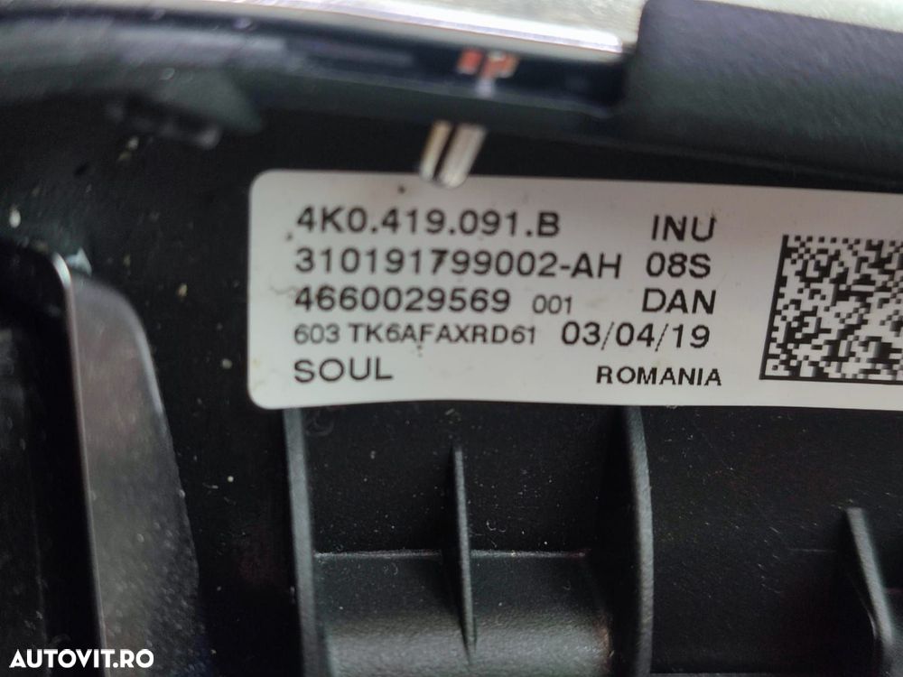 Volan in 3 spite padele 4K0419091 Audi A6 C8 [2018 - 2020] 2.0 DKNA + - 2