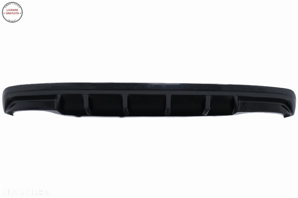 Difuzor Bara Spate Skoda Octavia III Sedan Wagon (2013-2019) Negru Lucios- livrare gratuita - 10