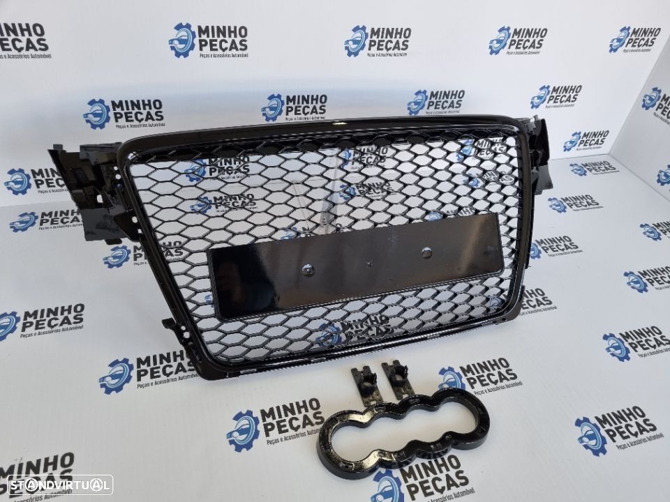 Grelha Frontal Audi A4 (B8) Look RS (2007 a 2012) - 3