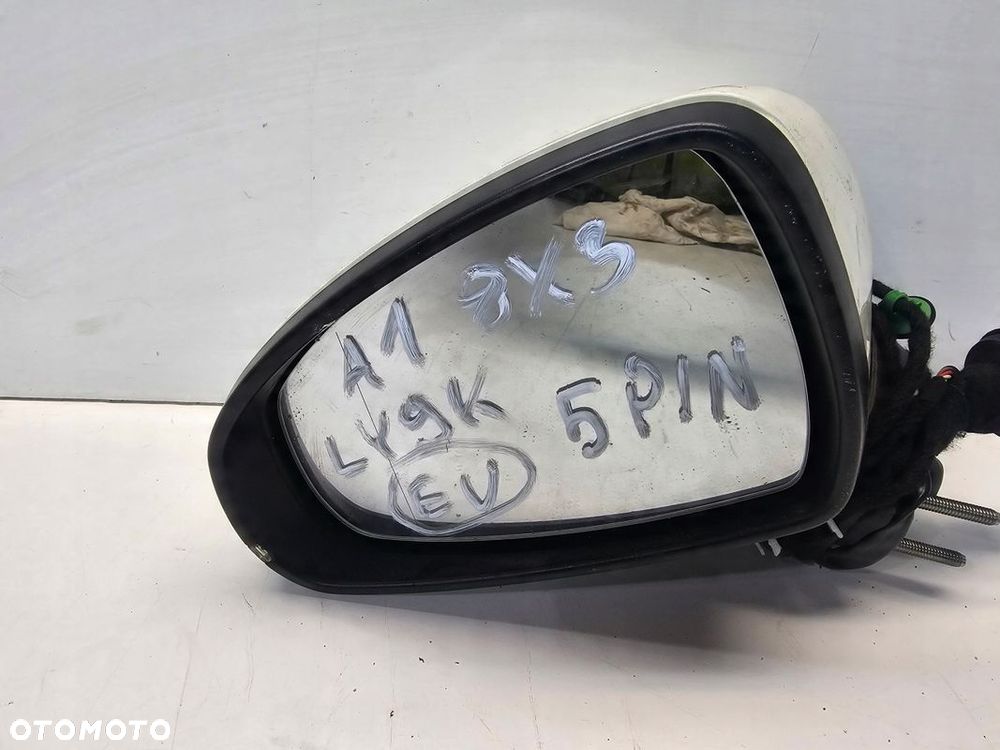 LUSTERKO ZEWNĘTRZNE LEWE AUDI A1 8X3 6 PIN EUROPA LY9K - 2