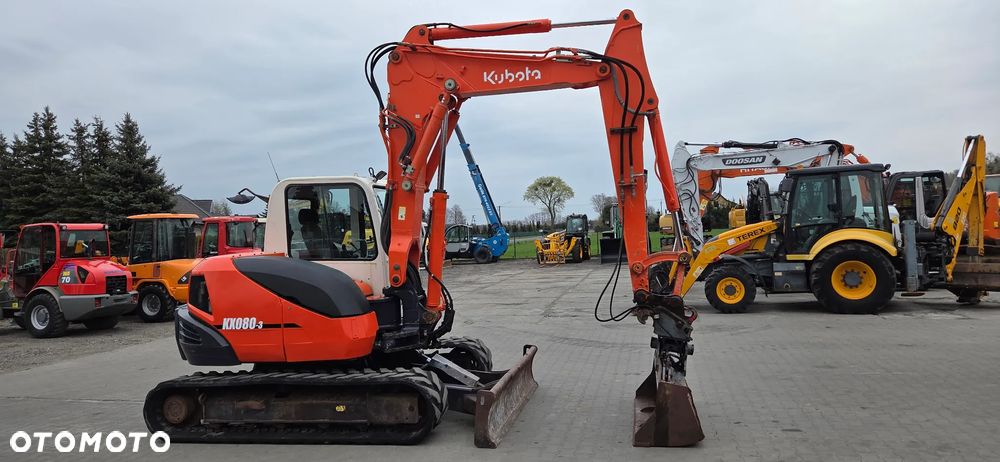Kubota <<Kubota KX080-3, 2009r, ramie 3xłamane!, nowe gąsienice!>> - 5