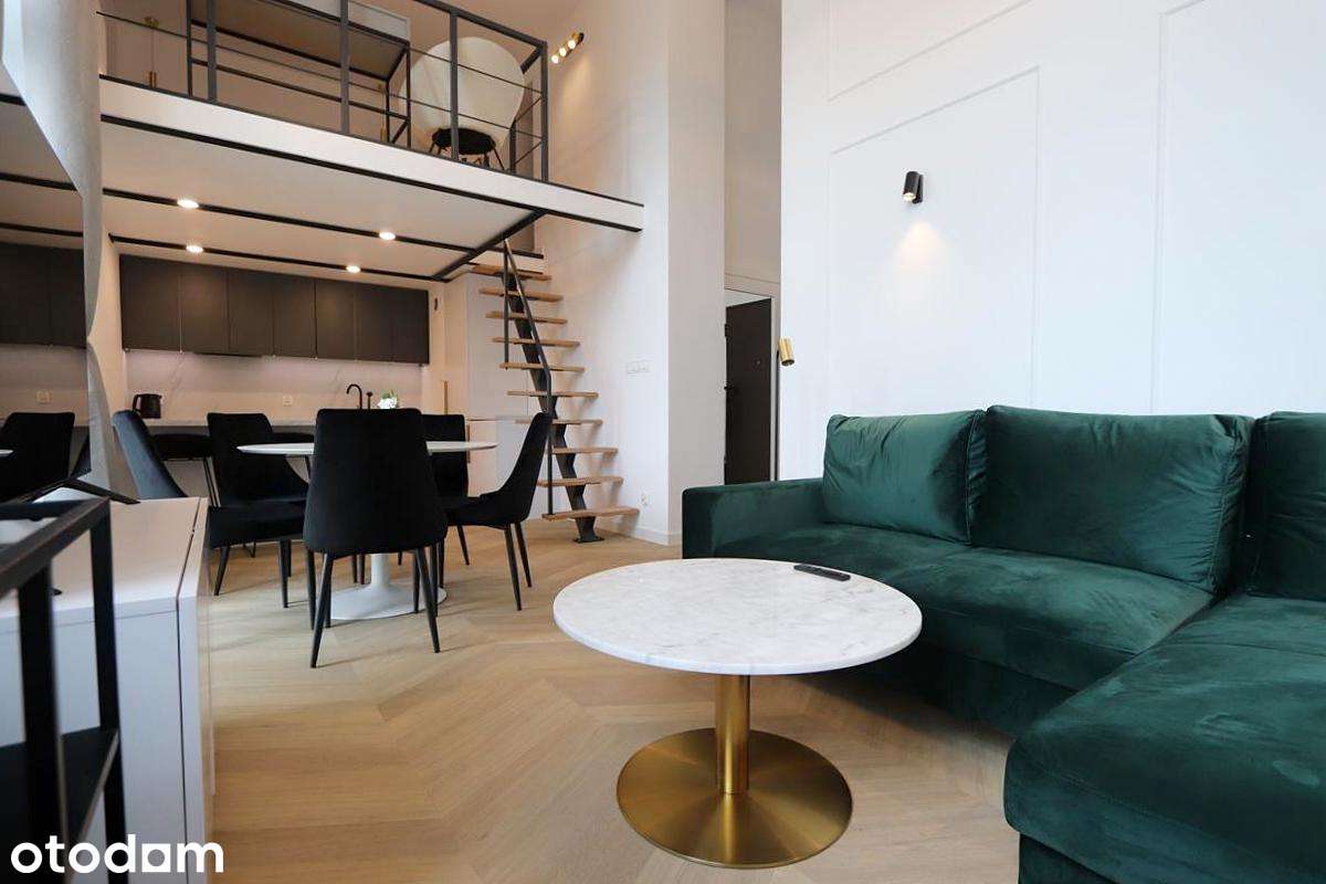 Elegancki apartament antresolą i widokiem na rzekę - pl. Jana Pawła II