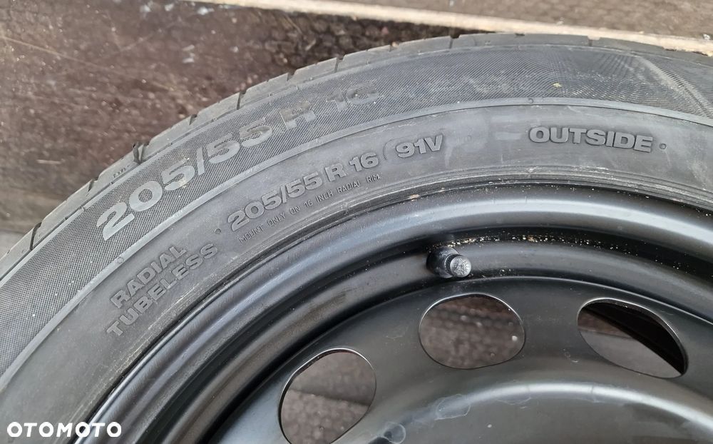 KOŁO ZAPASOWE 16" 205/55 R16 + ZESTAW NAPRAWCZY VW PASSAT B6 - 10
