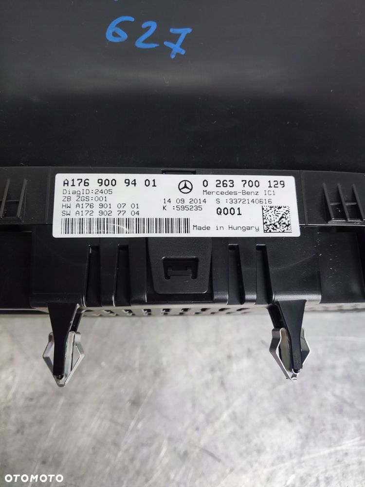 MERCEDES A KLASA W176 ZEGARY LICZNIK TDCI A1769009401 UK - 9