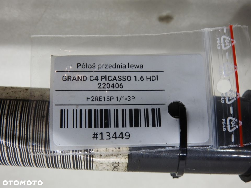 PÓŁOŚ LEWA AUTOMAT C4 GRAND PICASSO 2.0 HDI - 7