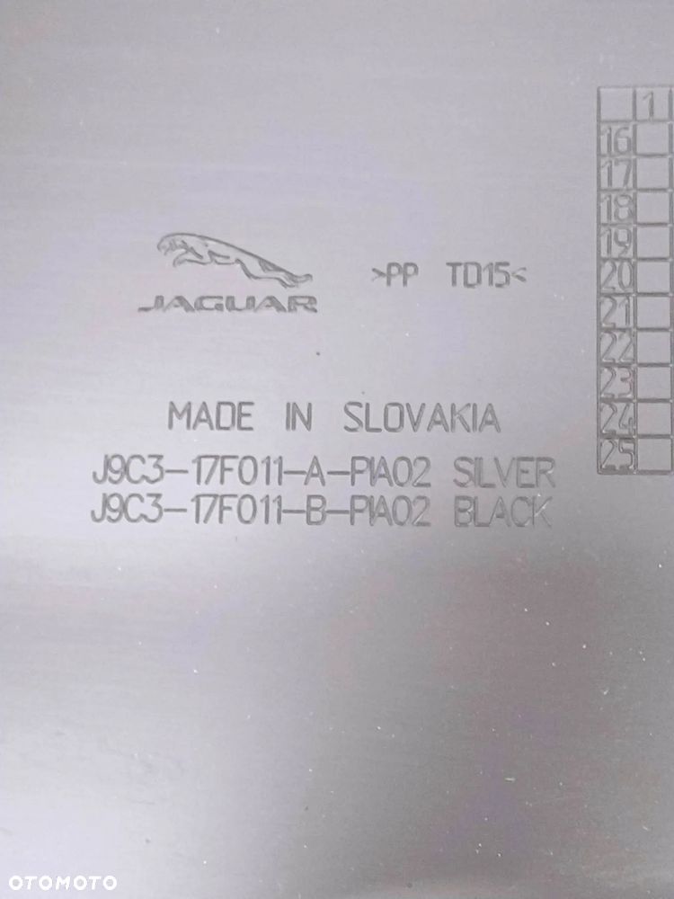 JAGUAR E-PACE X540 SPOILER DYFUZOR DOKLADKA ZDERZAKA PRZÓD PRZEDNI ORYGINAŁ - 4