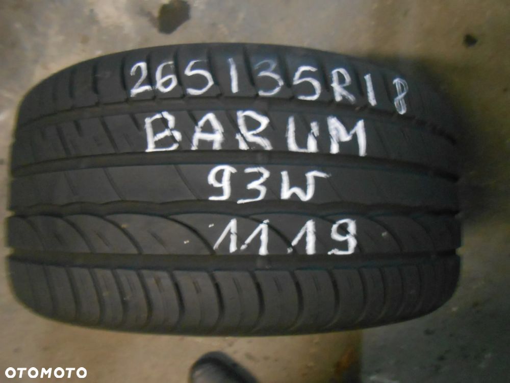 OPONA POJEDYNKA 265/35R18 BARUM BRAVURIS 2 DOT 1119 7.2MM - 1