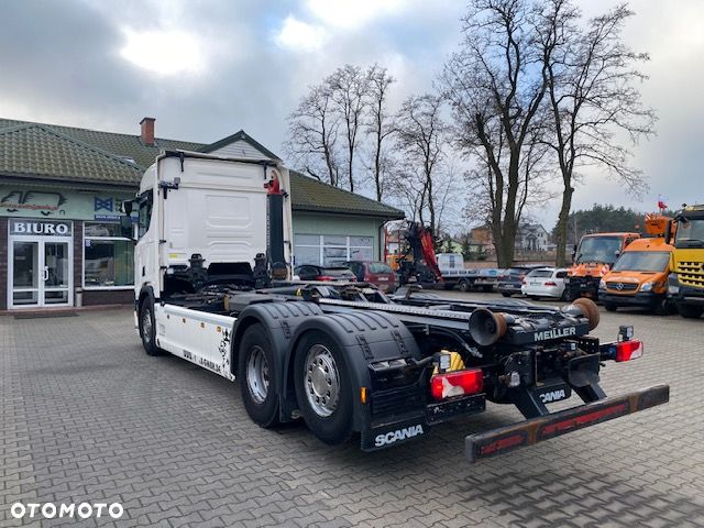 Scania R450 6x2 Hakowiec Meiller RS21, skrętna i podnoszona oś, 2018 r - 7