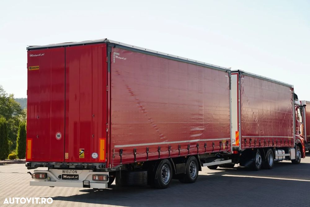Mercedes-Benz ACTROS 2545 / TANDEM COMBINAT 120 M3 / TRANSIT / 6x2 / BIG SPACE / WIELTON / 2021 - 7