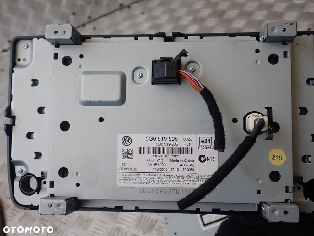RADIO NAVIGACJA VW GOLF VII  5G0919605/ 5G0035820A - 4