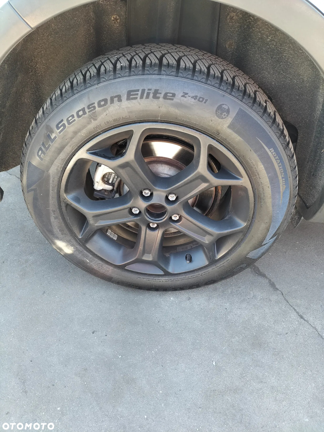 KOMPLET FELG Z OPONAMI 215/60r17 FORD KUGA I 2.0 TDCI 163KM 4X4 AUTOMAT KOD LAK. 58 FROZEN WHITE - 2
