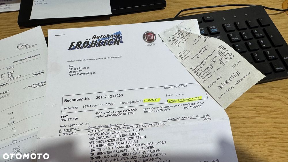 Fiat 500 1.2 Lounge - 34